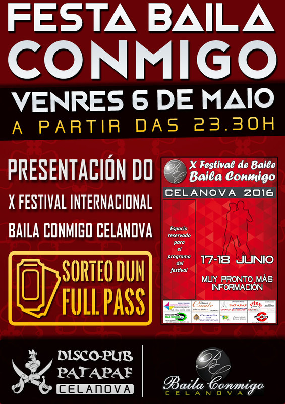 Festa Baila Conmigo Maio 2016