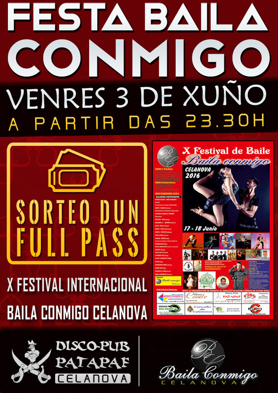 Festa Baila Conmigo Xuño 2016